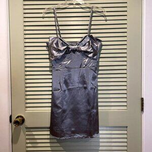 She + Sky SM Silver Mini Dress NWT party wedding guest glam